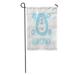 KDAGR Cute Baby Pattern Little Bunny Cartoon Boy Funny Nautical Garden Flag Decorative Flag House Banner 28x40 inch