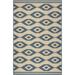 SAFAVIEH Indoor Outdoor BHS171M Beach House Blue / Creme Rug