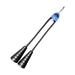 Gym Cable Attachments Tricep Pulldown Rope Handles Weight Fitness Workout Accessories - blue