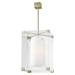 4132-AGB-Hudson Valley Lighting-Achilles 3-Light Pendant - 18 Inches Wide by 32 Inches High-Aged Brass Finish