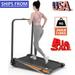 HLAiLL2 in 1 Folding Treadmill 2.5HP 15% Incline Level Under Desk Treadmill Folding Electric Treadmill Walking Jogging Machine for Home Office Max Weight 240lb