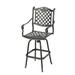 Noble House Avon Cast Aluminum Copper Outdoor Bar Stool (Set of 2)