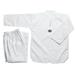 Student Taekwondo Uniform - White w/ White Lapel