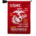 Usmc Garden Flag Set Marine Corps 13 X18.5 Double-Sided Yard Banner