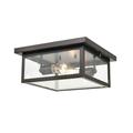 Millennium Lighting Evanton 2 Light Outdoor Fixture in Powder Coat Bronze