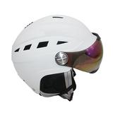 KUNyu Head Protector Breathable with Goggles Adult CE-EN1077 Men Women Ski Helmet for Riding