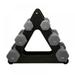 Weight Lifting Barbell 3-Tier Dumbbell Tree Rack Stand Dumbbell Racks Stands