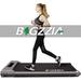 Bigzzia 2.25 HP Under-Desk Walking Treadmill Portable Jogging Exercise Machine with Remote Controller Walking Treadmill Exercise Maximum Weight 265lbs