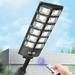 Austok LED Solar Street Lights Dusk to Dawn Outdoor Solar Street Light with Remote Control Waterproof Solar Parking Lot Lights Motion Sensor Solar Security Wall Light for Garden Street Yard Patio