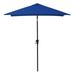 Afuera Living Square Tilting Cobalt Blue Fabric Patio Umbrella