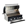 Whistler 4 burner Built in Natural Gas Grill Black Stainless Steel