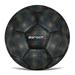 Barocity Soccer Ball - Premium Official Match Ball with Cool Reflective Rainbow Hex Pattern Durable Adult and Kids Soccer Ball for Indoor Outdoor Training Practice Play and Games - Black Size 4