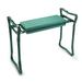 Collections Etc Garden Kneeler and Seat Green