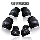 Kids/Teenagers Protective Gear Knee Pads and Elbow Pads 6 Set with Wrist Guard and Adjustable Strap for Rollerblading Skateboard Cycling Skating Bike Scooter