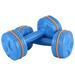 A Pair Dumbbell Barbell Neoprene Coated Weights 3 KG Blue