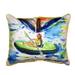 Betsy Drake Eva Zippered Throw Pillow