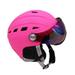 KUNyu Head Protector Breathable with Goggles Adult CE-EN1077 Men Women Ski Helmet for Riding