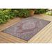 Benissimo Contemporary Indoor / Outdoor Area Rug PALACE Collection I 4x6 I Brick