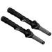 Uxcell Right Hand Teaching Practice Swing Aid Golf Club Training Grip Black 2Pcs