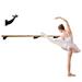 Ballet Barre Single Bar 6 FT Long 2.0â€� Diameter Black Kids and Adults Open Bracket Wall Mounted Fixed Height Wooden Ballet Barre Home/Studio Ballet Bar Dance Bar Stretch Bar Dancing/Stretching