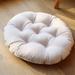 Round Solid Color Floor Pillow Tufted Meditation Pillow for Seating on Floor Thick Seat Cushion Meditation Cushion for Living Room Sofa Balcony Outdoor
