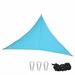 MDHAND 10 x10 x10 Waterproof Tent Shade Awning Sun Shelter Beach Sun Awning Canopy Sunshade Hammock Rain Fly Tarp for Outdoor Camping Garden Blue