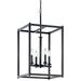 Kichler 43998 Crosby 4 Light 16 Wide Taper Candle Single Pendant - Black