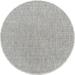 Unique Loom Solid Indoor/Outdoor Solid Rug Light Gray/Ivory 3 3 Round Solid Modern Perfect For Patio Deck Garage Entryway