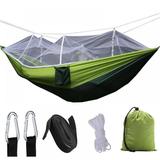 Project Retro Outdoor Mosquito Net Hammock Camping With Mosquito Net Ultra Light Nylon Double Hammock for Indoor Outdoor 4.6 *8.5