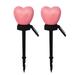 Home Room Decor Accessories 2Pc Solar Garden Lights Led Solar Valentine S Day Lawn Tree Plug Lights Outdoor Stakes Decorations