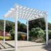 DuraTrel Princeworth 106 W x 106 D x 96 H White Vinyl Pergola