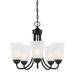 Designers Fountain Malone 5 Light Matte Black Chandelier D267M-5CH-MB