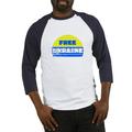 CafePress - Free Ukraine - Cotton Baseball Jersey 3/4 Raglan Sleeve Shirt