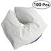 HOMEMAXS 100Pcs Disposable Massage Face Cradle Cover Soft Non-Sticking Face Rest Covers