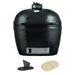 Primo 778 Extra-Large Oval Ceramic Charcoal Smoker Grill with Cast Iron Divider and Ceramic Heat Deflector Plates