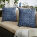 Sorra Home Maven Capri Indoor/Outdoor Knife Edge Pillow Set of Two