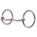Horse 4-1/2 SS Loose Ring Twisted Wire Snaffle Horse Bit 35479A