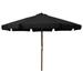 Anself Garden Umbrella with Wooden Pole Folding Parasol Black for Patio Backyard Terrace Poolside Lawn Supermarket Outdoor Furniture 129.9 x 100 Inches (Diameter x H)