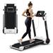 Superfit Folding 2.25HP Electric Treadmill Running Machine APP Control Bluetooth White