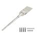 SDS Max Floor Scraper - 6 in Wide Blade 25 in Long Shank Tile Removal Bit Fits SDS-Max Shanks for Scrapeing Removing Ceramic Tile