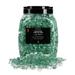 Kinger Home Jade Green 1/2 Reflective Glass for Fire Pit 10LB Fireglass for Gas Firepit Gas Fire Pit Glass Rocks Rocks for Firepit Fire Stones for Gas Fire Pit