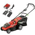 Henx 16-inch 40V Cordless Brushless Motor Hand Push Lawn Mower