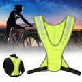 Night Running Vest Vest High Visibility Vest With LED Light For Outdoor Cycling