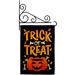 Happy Pumpkin Garden Flag Set Halloween 13 X18.5 Double-Sided Yard Banner