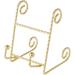 Bard s Twisted Gold-toned Wire Easel 4.5 H x 3.5 W x 4.25 D Pack of 3