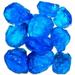 American Specialty Glass LTURQUOM-5 Recycled Chunky Glass Turquoise - Medium - 0.5-1 in. - 5 lbs