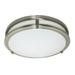 Design House Ripon Integrated LED Ceiling Light in Satin Nickel