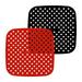 Liveday Silicone Air Fryer Liners Washable and Reusable Air Fryer Non-Stick Mats Durable Kitchen Tools Accessories