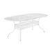 Homestyles Capri Aluminum Outdoor Dining Table in White