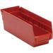 23 5/8 Deep x 4 1/8 Wide x 4 High Red Shelf Bin